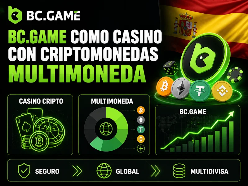 BC.Game como casino con criptomonedas multimoneda