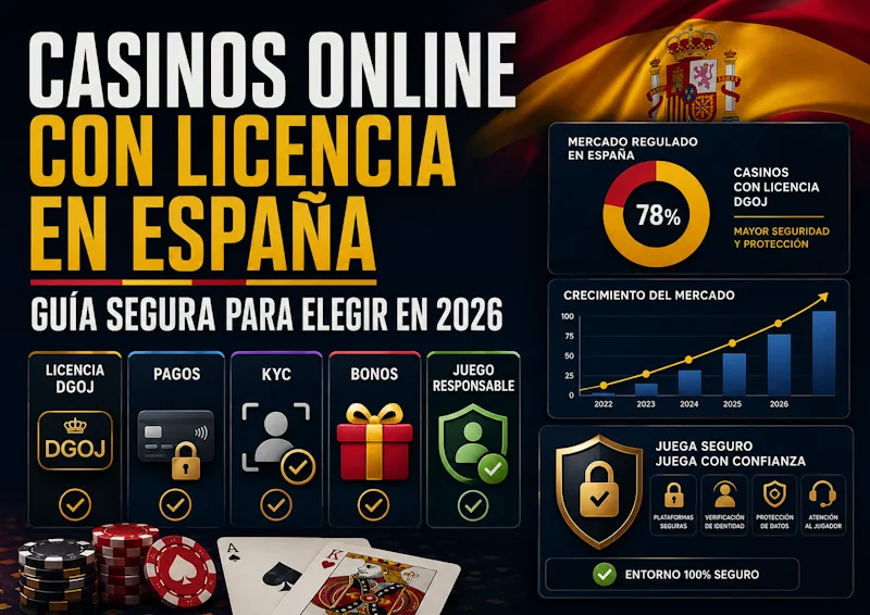 Casinos online con licencia en España: guía segura para elegir en 2026