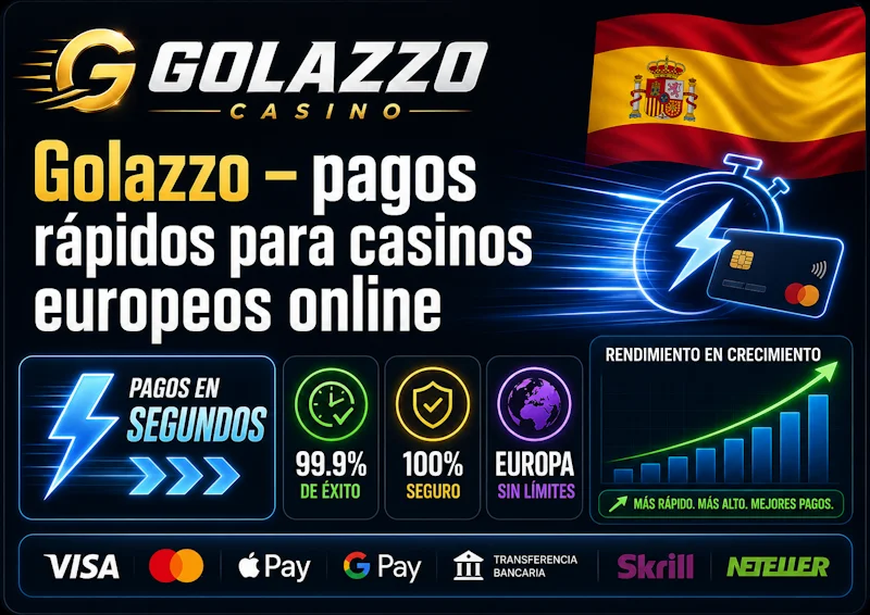 Golazzo – pagos rápidos para casinos europeos online