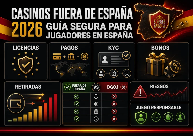 Casinos fuera de Espana 2026 guía segura para jugadores en España