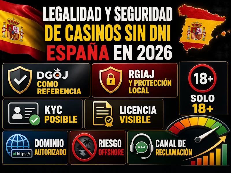 Legalidad y seguridad de casinos sin dni España en 2026