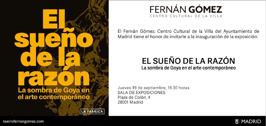 Francisco Leiro participa en la exposición «El sueño de la razón» en el Centro Cultural Fernán Gómez