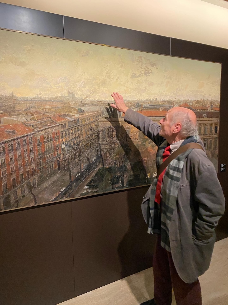 Antonio López expone una de sus obras en el Museo Arqueológico Nacional